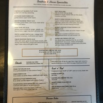 The Black Marlin - Back side of the menu - Seafood Near Me - Tustin, California The Black Marlin - Back side of the menu - Seafood Near Me - Tustin, California