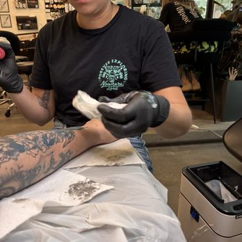 Neptune tattoo studio - Thank you Eliya! You made my experience so good with you! I'm so excited for more. - Tattoo Near Me - Los Angeles, California