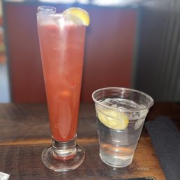 Strawberry basil lemonade