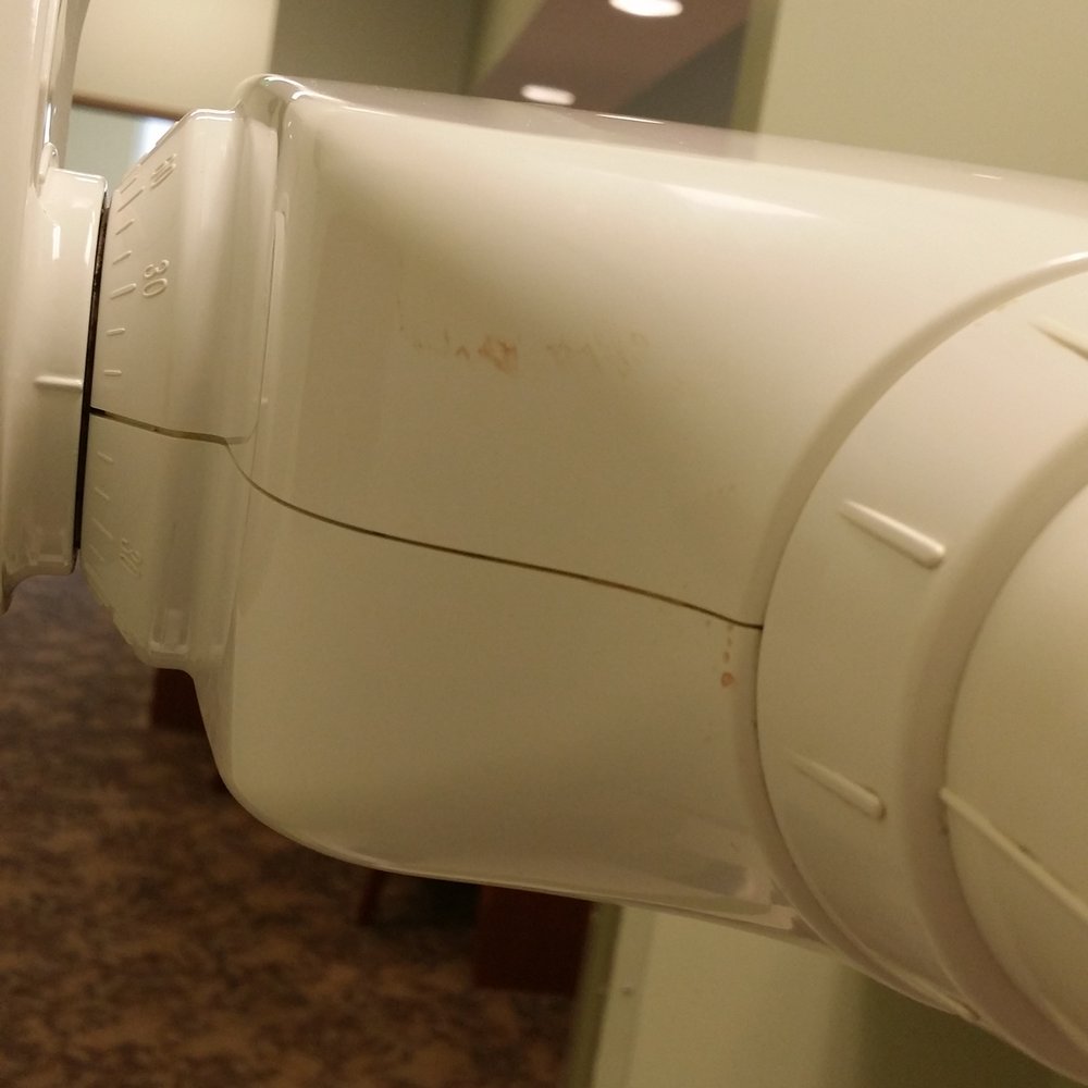 Aspen Dental - Champaign, IL - Dont know for sure but it looked like blood on the xray machine. - Oral Surgeons Near Me - Champaign, Illinois
