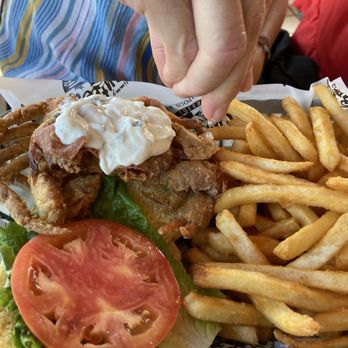 Cantler's Riverside - Soft Crab Sandwich - Seafood Near Me - Annapolis, Maryland