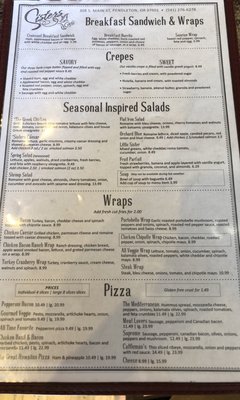Menu photo 4 Sister's Cafe Pendleton, OR