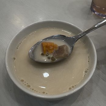 Singapore Hawker - Complimentary dessert- Bubur Cha Cha - Singaporean Near Me - Coquitlam, British Columbia