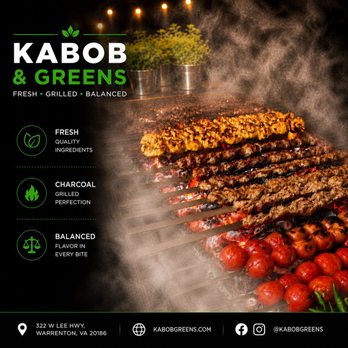 Kabob & Greens - Mediterranean Near Me - Warrenton, Virginia Kabob & Greens - Mediterranean Near Me - Warrenton, Virginia