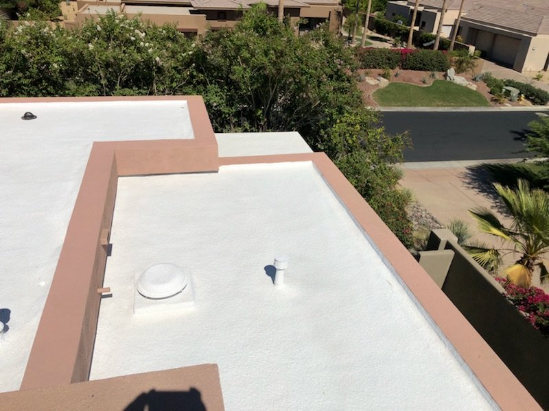 Slide of Valley Urethane Foam Roofing