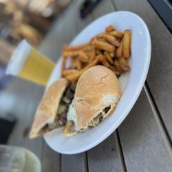 Pineda Inn Bar & Grill - Cheesesteak w/ fries