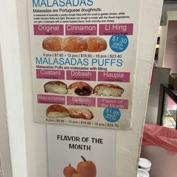 Leonard's Bakery - Menu October 2019 - Bakeries Near Me - Honolulu, Hawaii