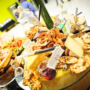 Chef's Table - a variety of cheese and crackers - Cafes Near Me - Mississauga, Ontario
