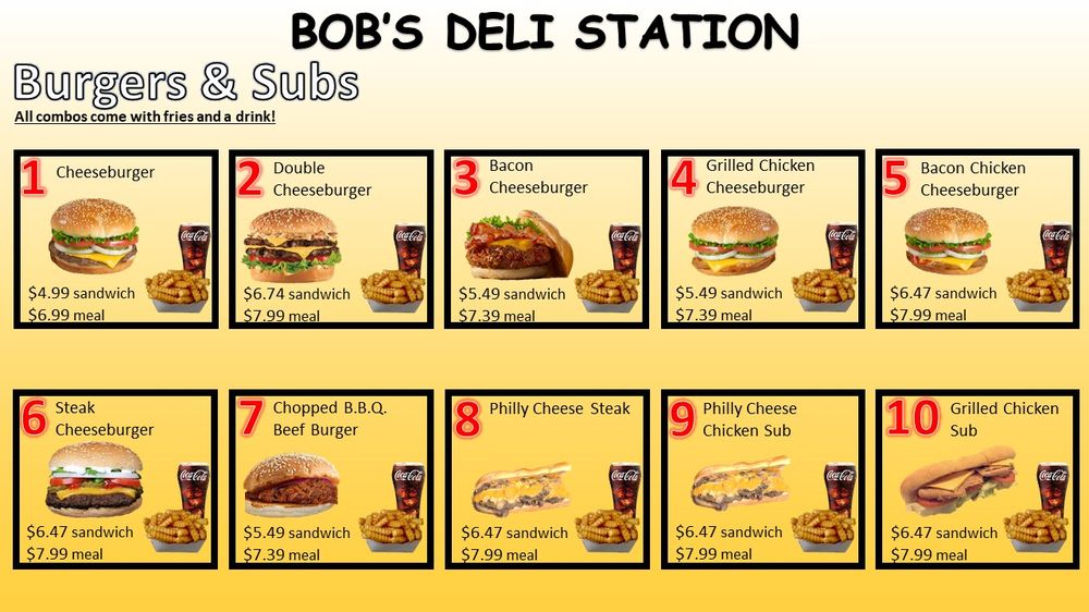 BOB’S DELI STATION Updated September 2024 19 Reviews 5126 Woodway