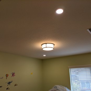 New Quest Electric - Installed new center light, along with 4 recessed lights, on 2 separate switches.  The baby room is absolutely beautiful and well-lit. - Electricians Near Me - Montclair, California