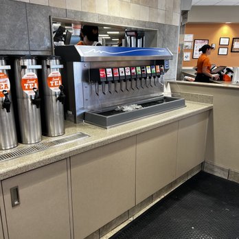 Whataburger - a coffee machine in a coffee shop - Burgers Near Me - San Antonio, Texas