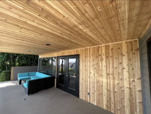 Elegant outdoor deck - Imagine relaxing in this gorgeous deck retreat crafted by Peak Renovations. Perfect for entertaining or unwinding. This project showcases teakwood, built to last.