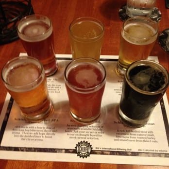 Schlafly Bottleworks - Trying the sampler. - Brewpubs Near Me - Maplewood, Missouri Schlafly Bottleworks - Trying the sampler. - Brewpubs Near Me - Maplewood, Missouri