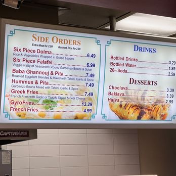 Gyro Stop - Menu - Falafel Near Me - Bothell, Washington
