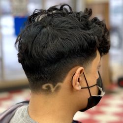 Jeff the Barber - 2 Block Haircut with design