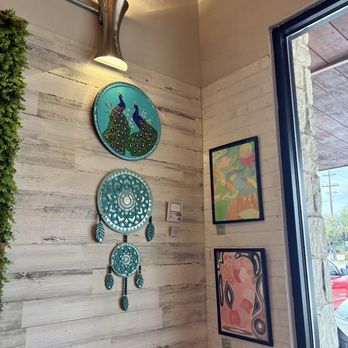 Coffeyeh Coffee Shop - Beautiful artwork @Coffeyeh - Coffee & Tea Near Me - Cedar Park, Texas