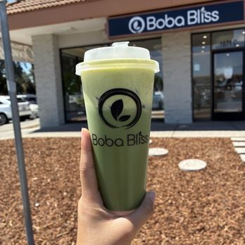 Boba Bliss - Pistachio Matcha - Bubble Tea Near Me - San Jose, California Boba Bliss - Pistachio Matcha - Bubble Tea Near Me - San Jose, California