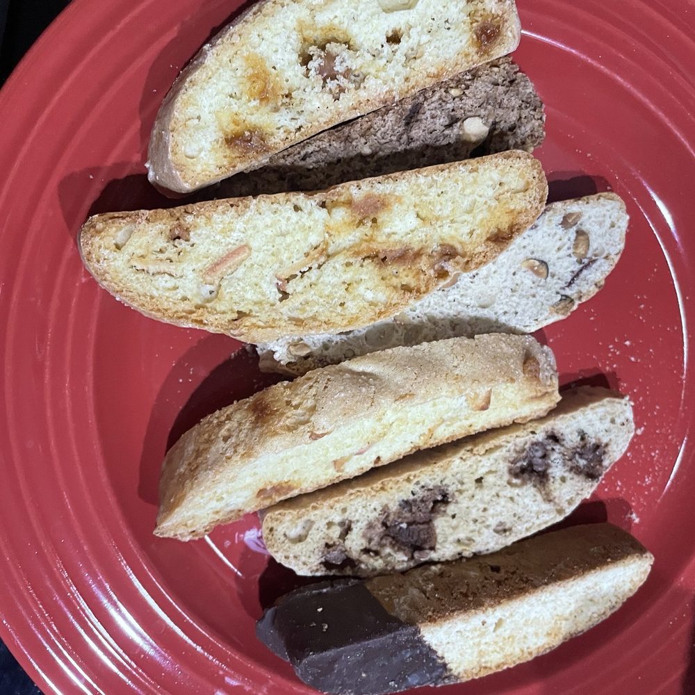 All different flavors of biscotti (there are plenty more) All different flavors of biscotti (there are plenty more)