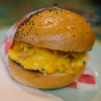 The Blue Light Speak Cheesy - a breakfast sandwich - Sandwiches Near Me - Brooklyn, New York