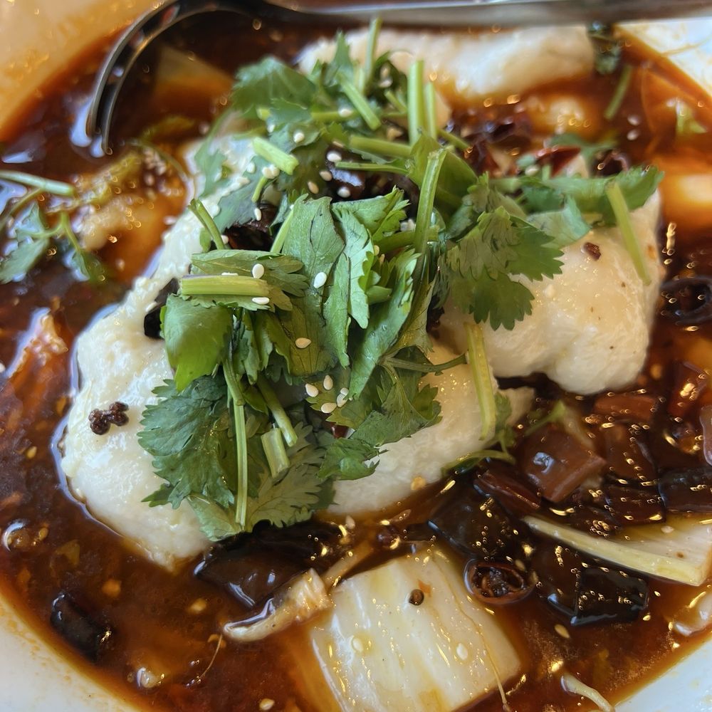 Lulu's Kitchen - 2. Spicy Boiled Fish Filet - Szechuan Near Me - Dublin, California
