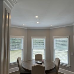 Diodes - This is the breakfast area after wiring new circuit and installing 4x4" recess lights. Project was done in Stone Mountain Ga, 09/2024.