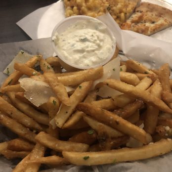 Antonio's Pizza by the Slice - Truffle fries with this amazing mystery sauce. - Pizza Near Me - Pawtucket, Rhode Island Antonio's Pizza by the Slice - Truffle fries with this amazing mystery sauce. - Pizza Near Me - Pawtucket, Rhode Island