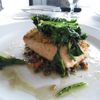 Boston College Club - ROASTED SALMON Mustard crusted, lentil stew, broccoli rabe RW 3/2011 - Venues & Event Spaces Near Me - Boston, Massachusetts Boston College Club - ROASTED SALMON Mustard crusted, lentil stew, broccoli rabe RW 3/2011 - Venues & Event Spaces Near Me - Boston, Massachusetts