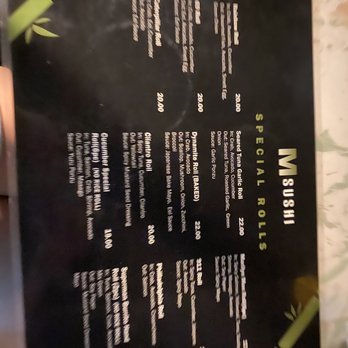 M Sushi - Menu - Sushi Bars Near Me - Wailuku, Hawaii M Sushi - Menu - Sushi Bars Near Me - Wailuku, Hawaii
