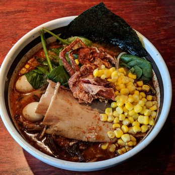 Ramen Parlor - Lobster Garlic Pork w/ Corn - Ramen Near Me - San Mateo, California Ramen Parlor - Lobster Garlic Pork w/ Corn - Ramen Near Me - San Mateo, California