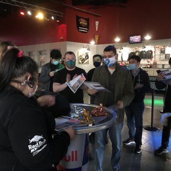 K1 Speed San Francisco - The staff announcing the winners in our party - Amusement Parks Near Me - South San Francisco, California