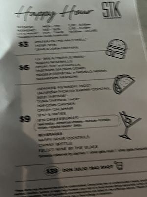Menu photo 5 STK Steakhouse Miami Beach, FL Menu photo 5 STK Steakhouse Miami Beach, FL
