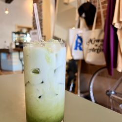 Sihana Café - Iced matcha with soymlik