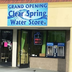 Clear Spring Water Store - Near Kmart is a new water store with good prices and good location.