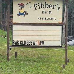 Fibber's Bar & Restaurant - Restaurant sign