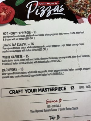Menu photo 1 The Brass Tap Reno, NV Menu photo 1 The Brass Tap Reno, NV