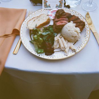 California Cookout - salad, bread, penne, mashed potato, tri tip, chicken - Caterers Near Me - Upland, California