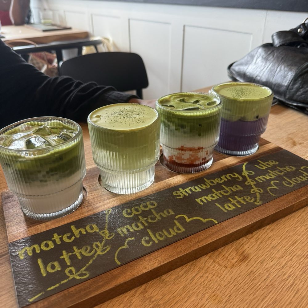 DRiP Cà Phê - matcha flight - Coffee & Tea Near Me - Annandale, Virginia DRiP Cà Phê - matcha flight - Coffee & Tea Near Me - Annandale, Virginia