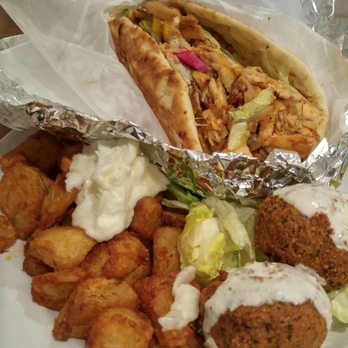 Pita Gourmet - Feyrouz is chicken shawarma on Greek style pita with cheese and a sweet-sour mushroom pepper sauce - Mediterranean Near Me - Montreal, Quebec Pita Gourmet - Feyrouz is chicken shawarma on Greek style pita with cheese and a sweet-sour mushroom pepper sauce - Mediterranean Near Me - Montreal, Quebec