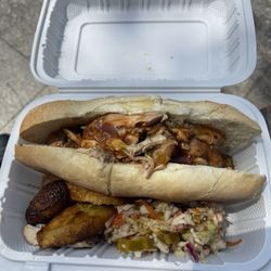 Jamaica Mi Hungry - The food truck was in Boston Commons and I had to grab a bit to eat. I had a sandwich with the sides and it was amazing.