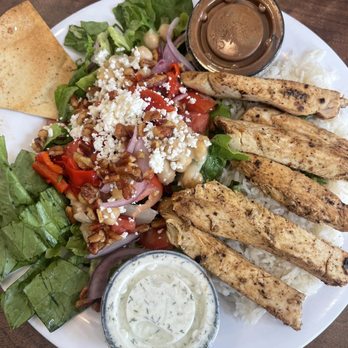 Tazikis Mediterranean Cafe - Build your own feast with Mediterranean salad, grilled chicken, and basmati rice - Mediterranean Near Me - Murfreesboro, Tennessee Tazikis Mediterranean Cafe - Build your own feast with Mediterranean salad, grilled chicken, and basmati rice - Mediterranean Near Me - Murfreesboro, Tennessee
