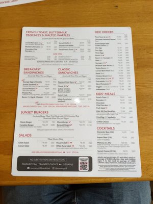 Menu photo 2 Sunset Grill Blue Mountains, ON