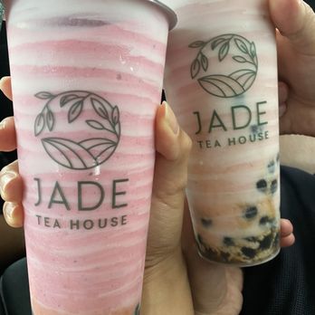 Jade Tea House - Dragonfruit and mango smoothie and strawberry smoothie - Desserts Near Me - Davie, Florida Jade Tea House - Dragonfruit and mango smoothie and strawberry smoothie - Desserts Near Me - Davie, Florida