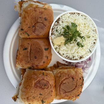 Pav Bhaji and More - Spicy Amul Cheese Pav Bhaji - Indian Near Me - Sunnyvale, California