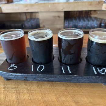 Helltown Taproom Houston - His flight!!! - Pubs Near Me - Houston, Pennsylvania