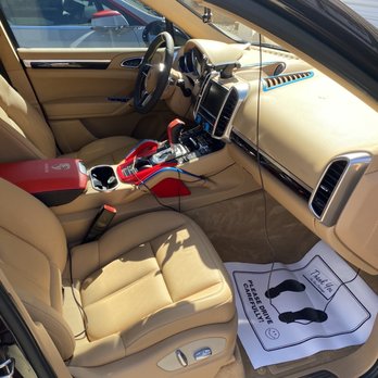 M3 Finish Mobile Detailing - They put a paper mat after cleaning! Nice! - Auto Detailing Near Me - Chino, California