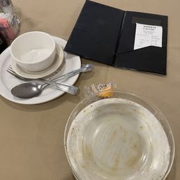 Dinnerware cleaned. No grain, no morsel, left behind. Finger licking good. Dinnerware cleaned. No grain, no morsel, left behind. Finger licking good.