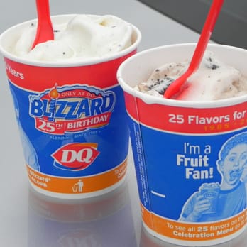 Dairy Queen - two cups of ice cream with straws - Ice Cream & Frozen Yogurt Near Me - Lubbock, Texas