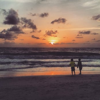 Sand Key Park - Sunset on Clearwater beach. Sandkey park, July '15 - Beaches Near Me - Clearwater Beach, Florida