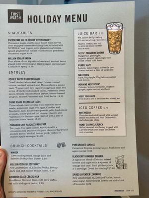 Menu photo 2 First Watch Wildwood, FL