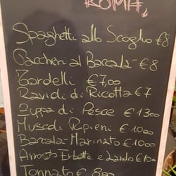 Roma Prioreschi - Menu